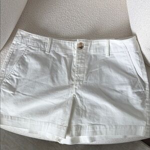 LOFT White washed twill Short -nwt